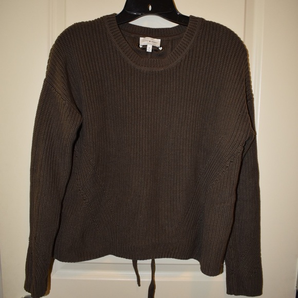 Army green Lucky Brand sweater - Picture 1 of 5